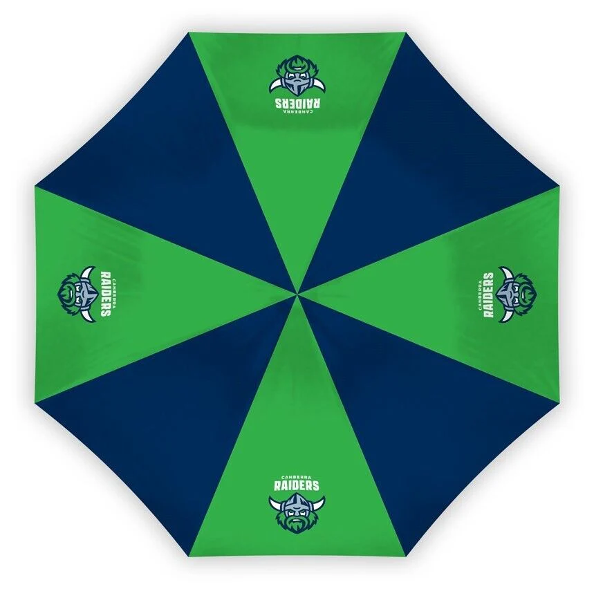 NRL Compact Umbrella - Canberra Raiders - Rain - Glovebox - 60cm Length W17cm - Image 2