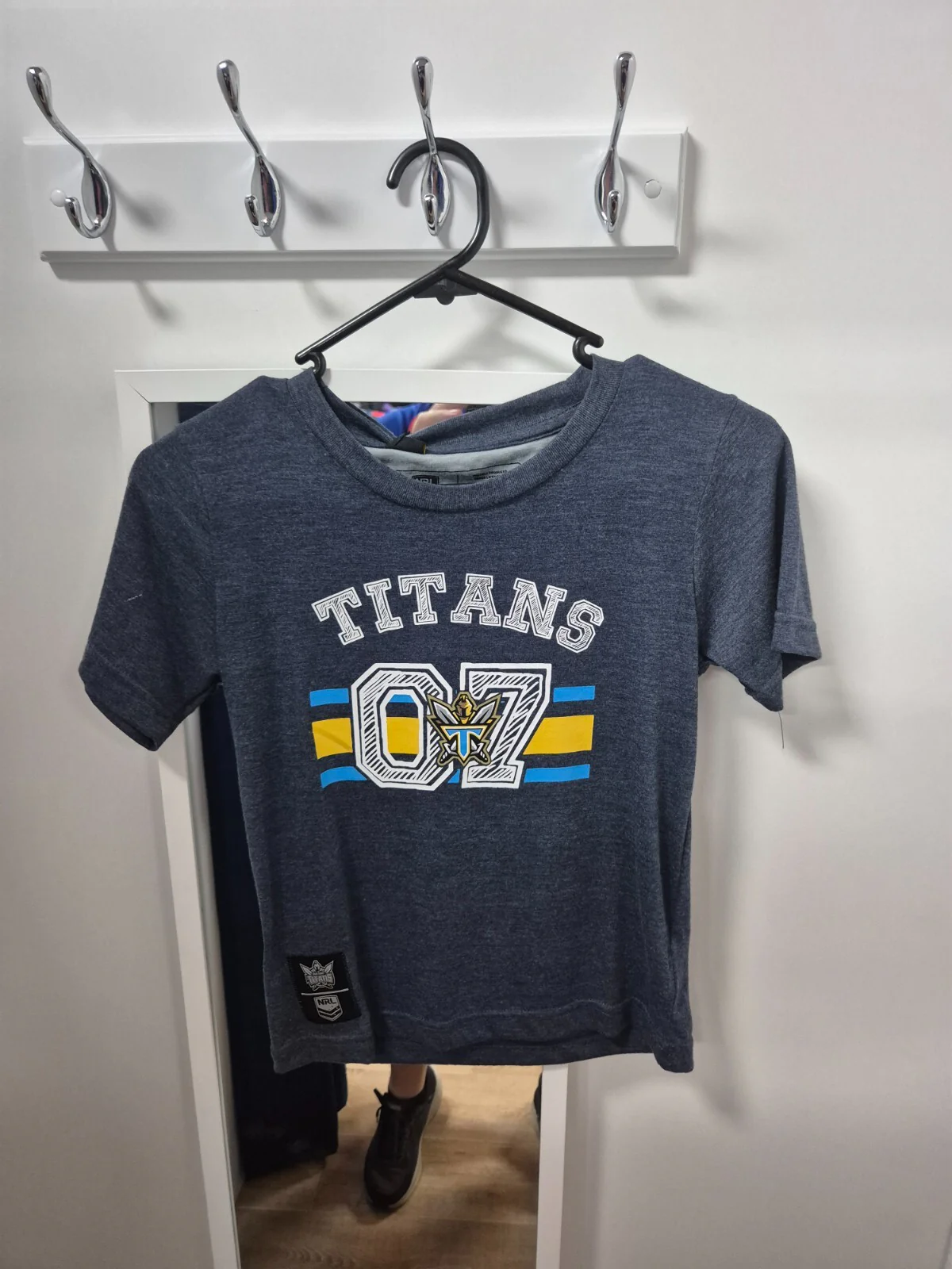 NRL Cotton Tee Shirt - Gold Coast Titans - Infant Toddler - Image 2