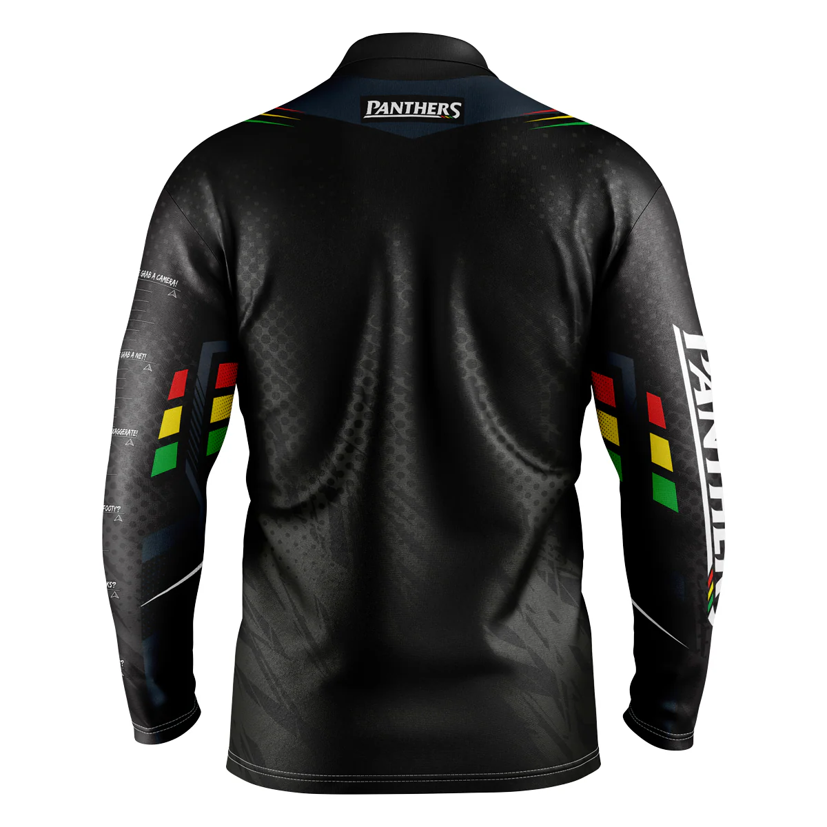 NRL 'Cyber' Fishing Shirt - Penrith Panthers - Adult - Mens - Polo - Image 2