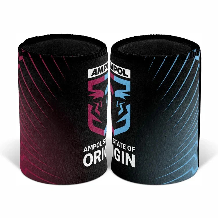 NRL Dual Can Cooler - State Of Origin - QLD Maroons - NSW Blues - Single
