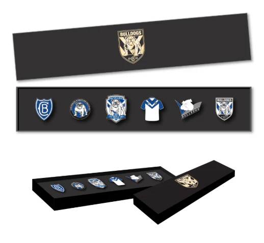 NRL Evolution Pin Set - History Logos - Canterbury Bulldogs - Old Logo