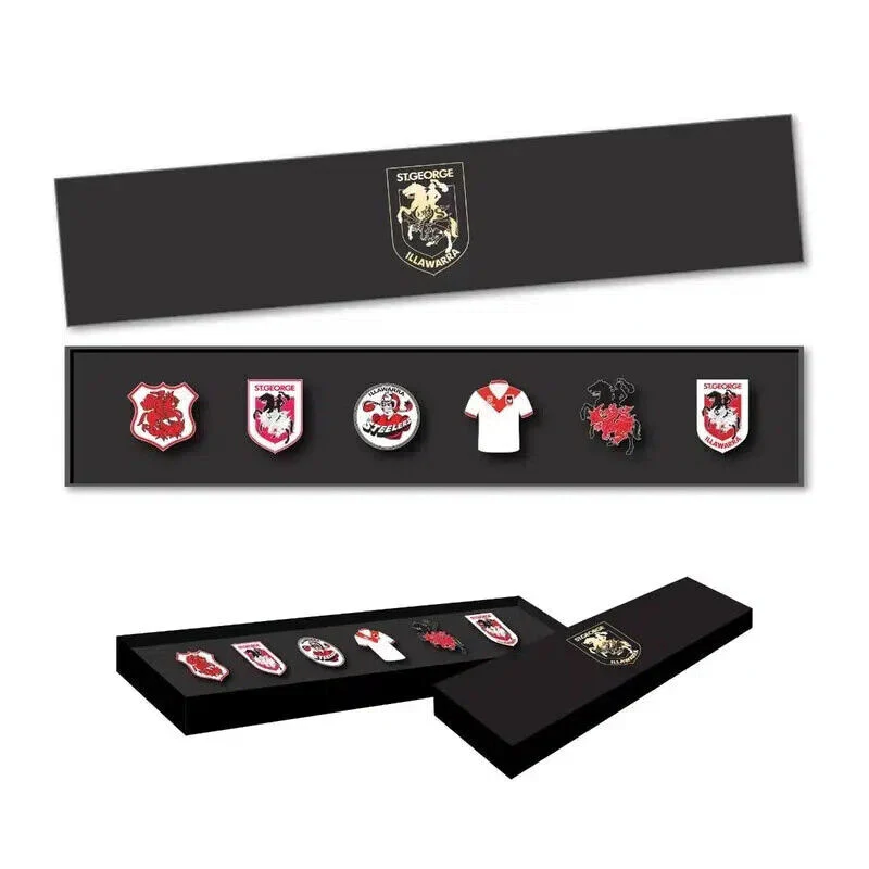 NRL Evolution Pin Set - History Logos - St George Illawarra Dragons - Image 2