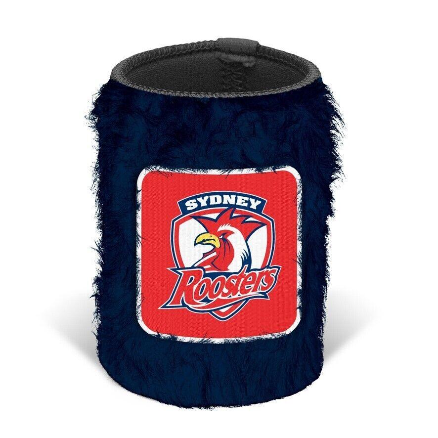 NRL Fluffy Stubby Cooler - Sydney Roosters - Can Holder - Image 2