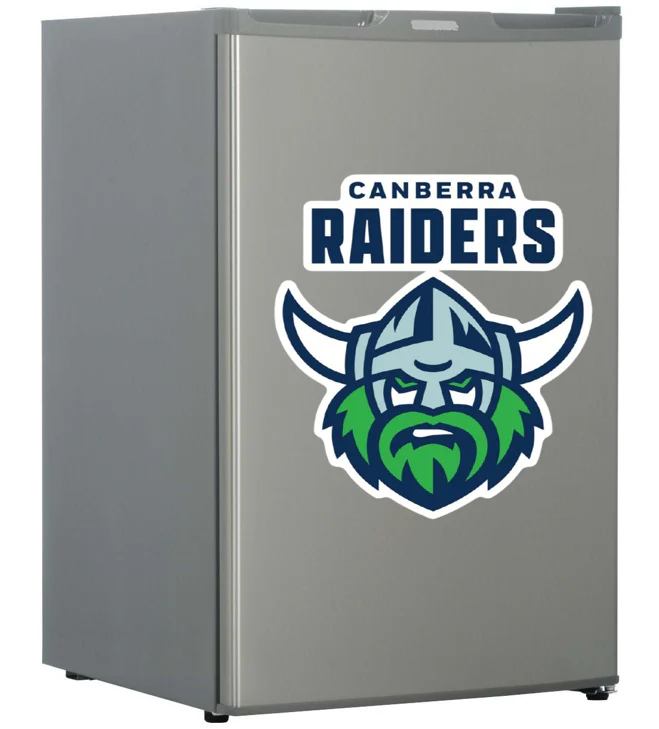 NRL Fridge Decal - Canberra Raiders - Team Logo Sticker - 452 x 453mm