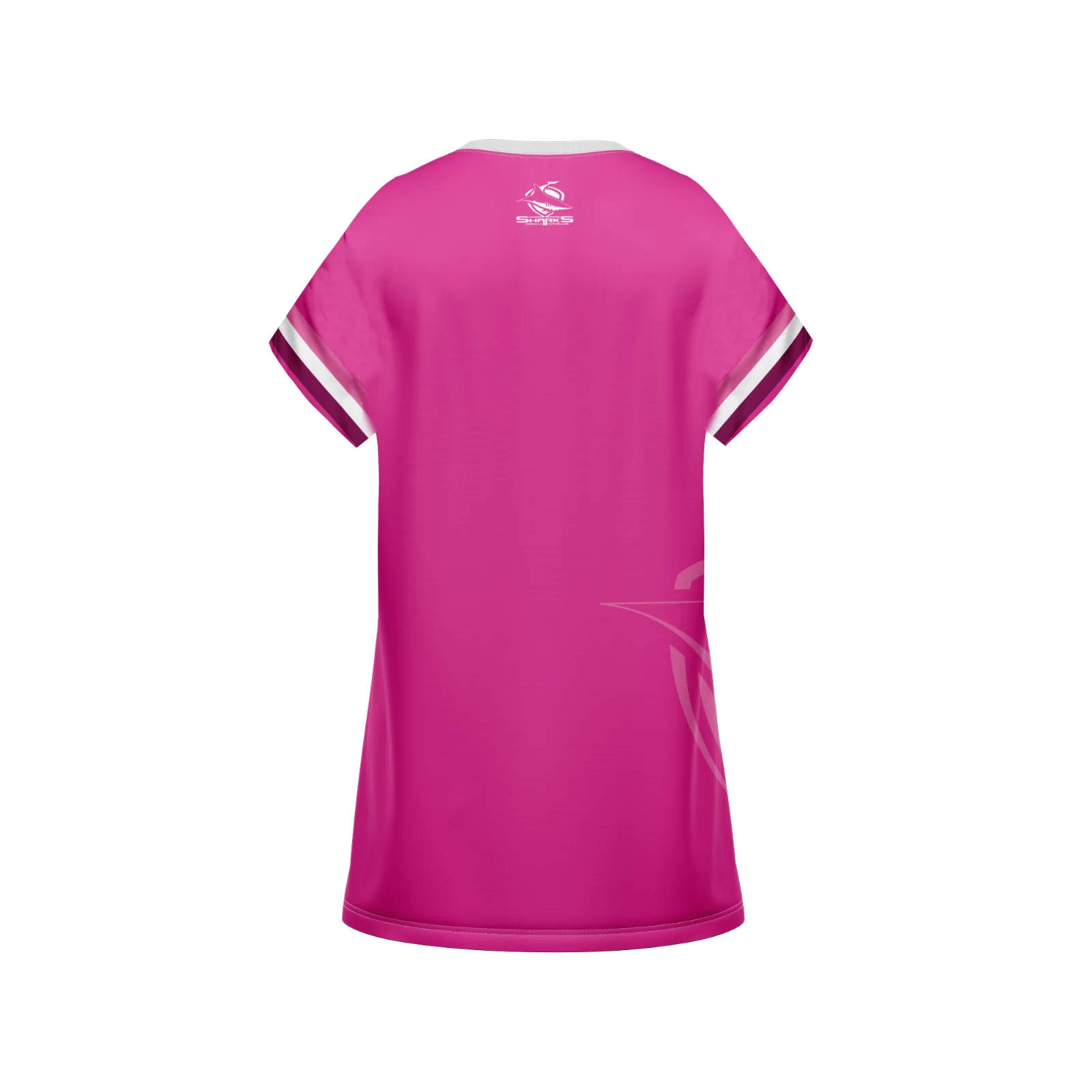 NRL 'Fuchsia Force' Dress - Cronulla Sharks - Girls - Toddler - Kid - Image 2
