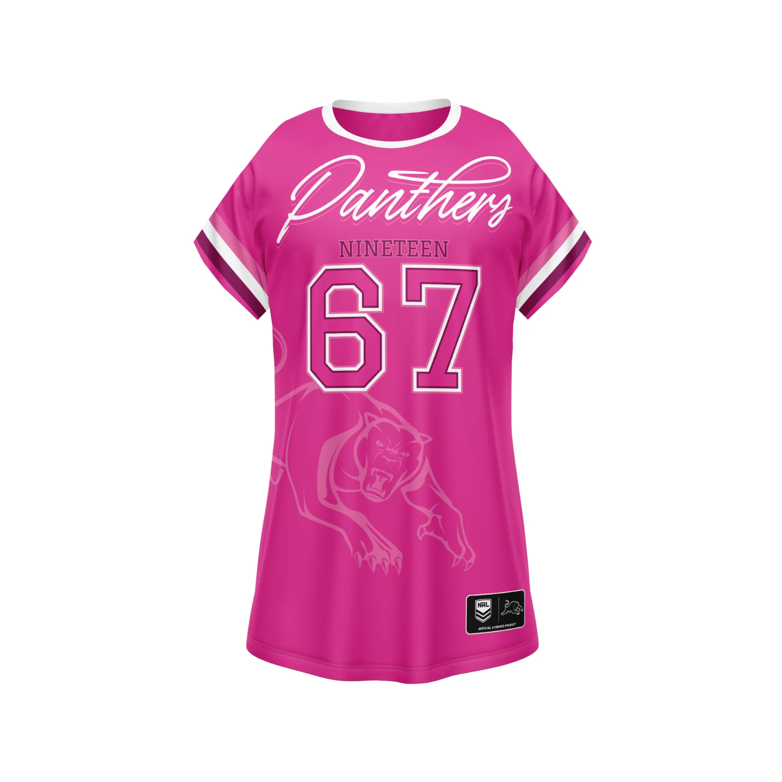 NRL 'Fuchsia Force' Dress - Penrith Panthers - Girls - Toddler - Kid