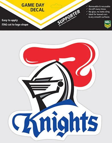 NRL Game Day Decal  - Newcastle Knights - Car Sticker 180mm - Image 2