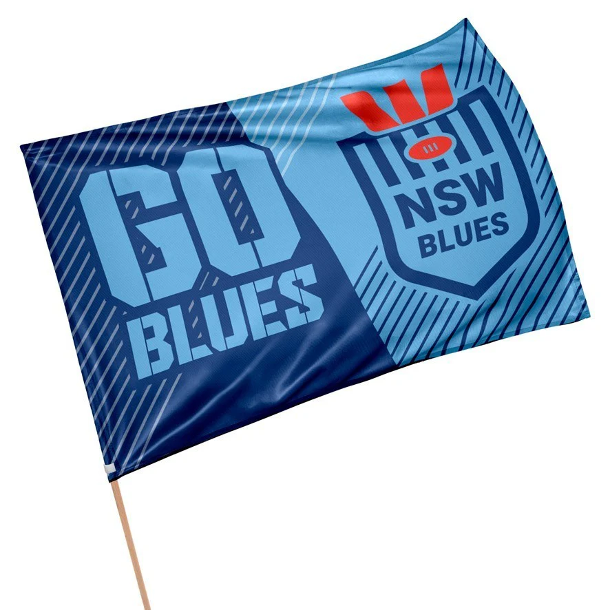 NRL Game Day Flag - New South Wales Blues - NSW - 60cm x 90cm - State Of Origin - Image 2