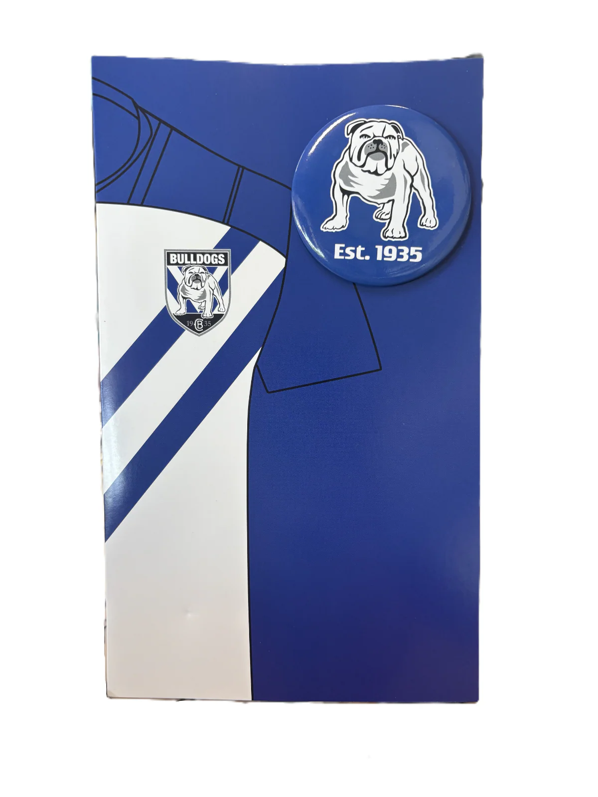 NRL Gift Card With Badge  Canterbury Bulldogs  Gifts  Supporter