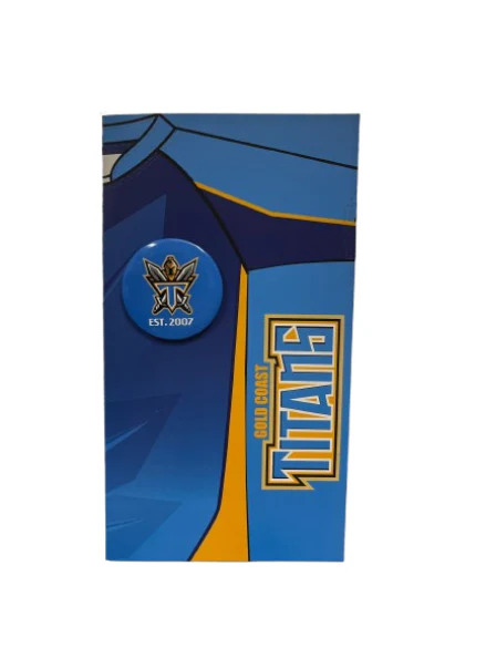 NRL Gift Card With Badge - Gold Coast Titans - Gifts - Supporter - Image 2