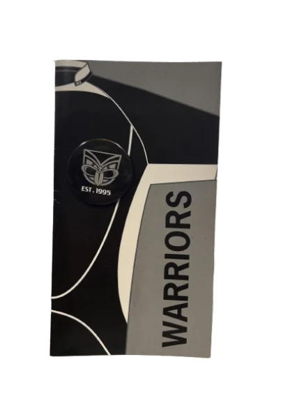 NRL Gift Card With Badge - New Zealand Warriors - Gifts - Supporter