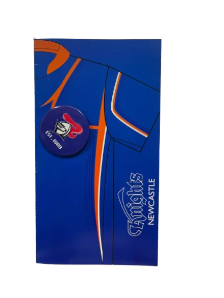 NRL Gift Card With Badge - Newcastle Knights - Gifts - Supporter