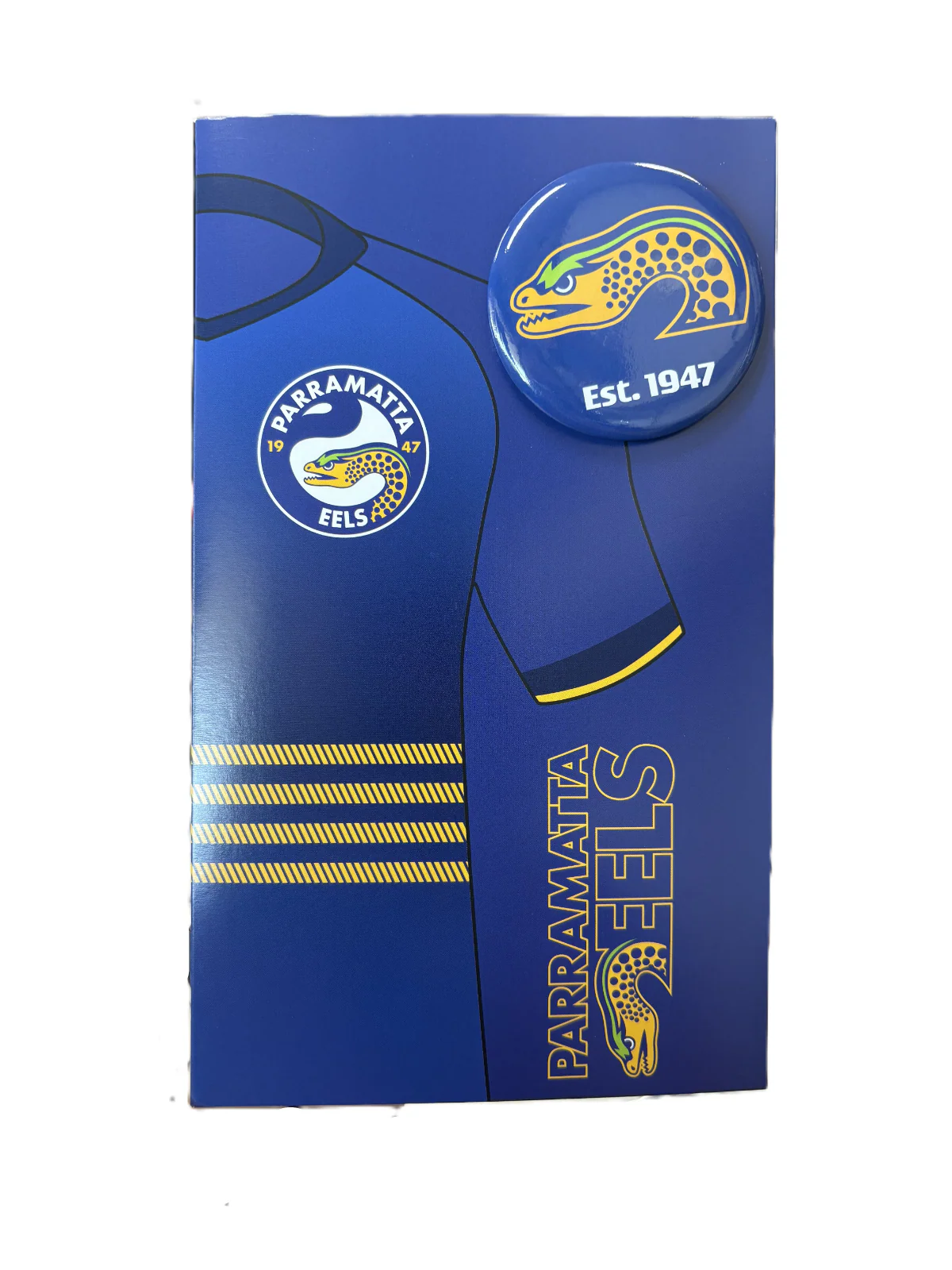 NRL Gift Card With Badge  Paramatta Eels  Gifts  Supporter - Image 2