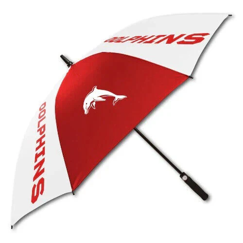 NRL Golf Umbrella - Dolphins - Rain Weather - 76cm Length - Image 2