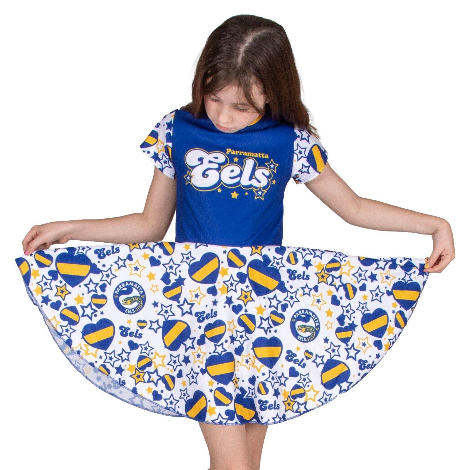 NRL Heartbreaker Dress - Paramatta Eels - Girls - Toddler - Kid - Image 2