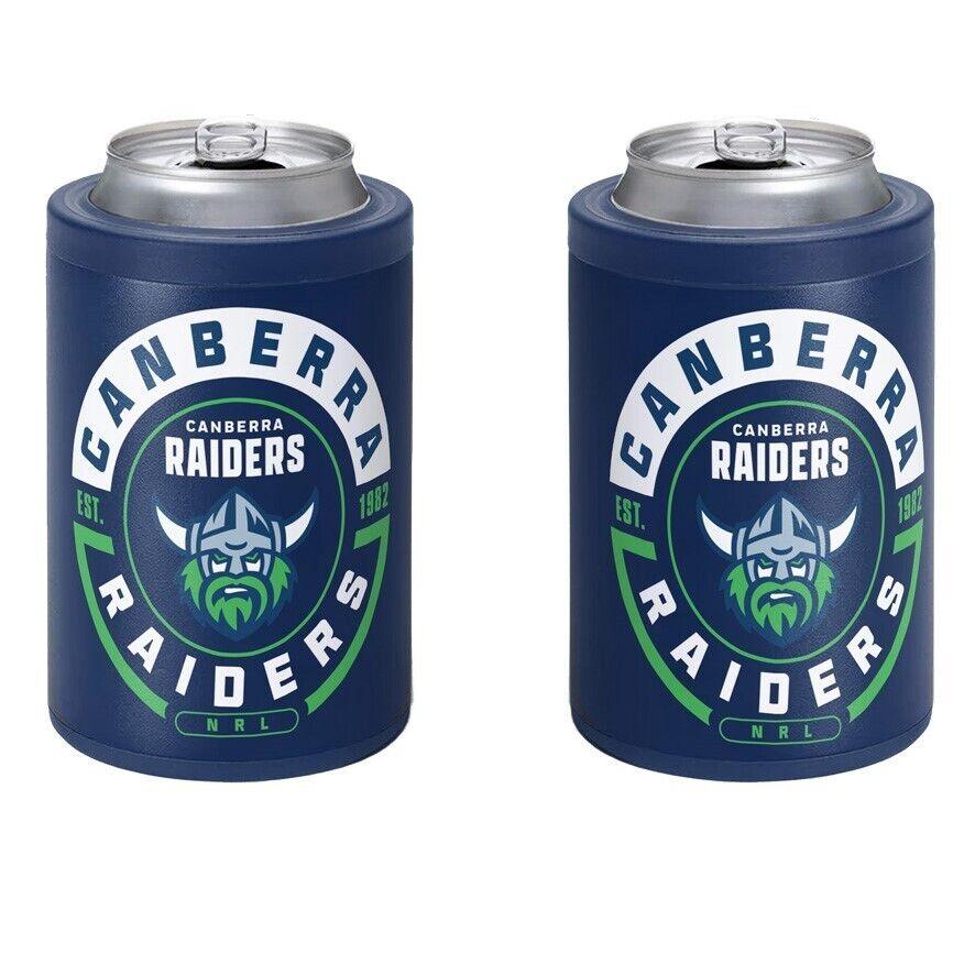 NRL Insulated Can Cooler - Canberra Raiders - Stubby Cooler - Twist Top Lid - Image 2