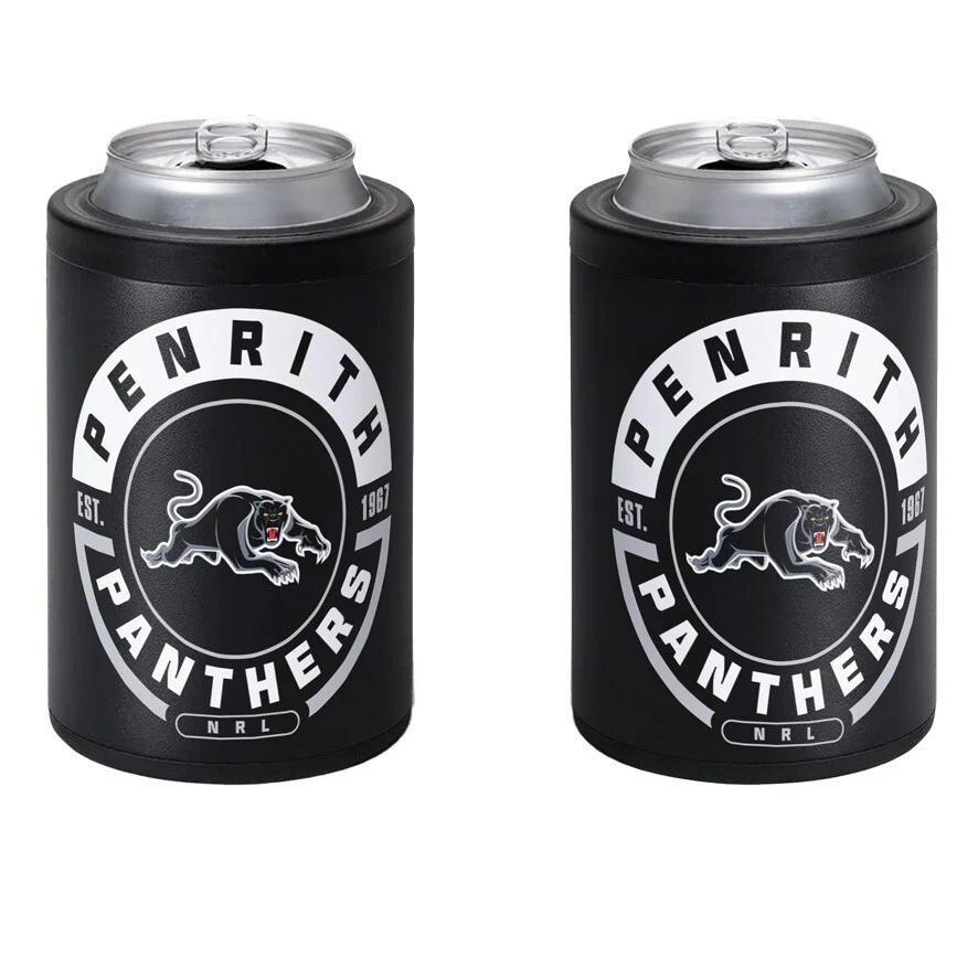 NRL Insulated Can Cooler - Penrith Panthers - Stubby Cooler - Twist Top Lid - Image 2