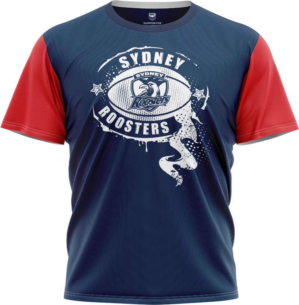 NRL Kids 'Preston' Tee Shirt - Sydney Roosters - Baby Child T-Shirt