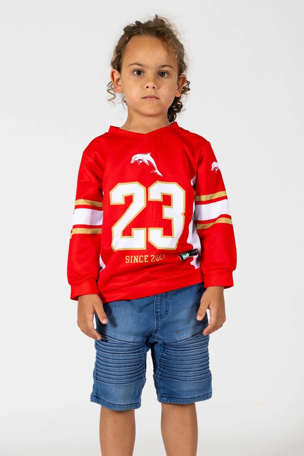 NRL Kids 'Quarterback' Pullover - Dolphins - Infant - Jumper