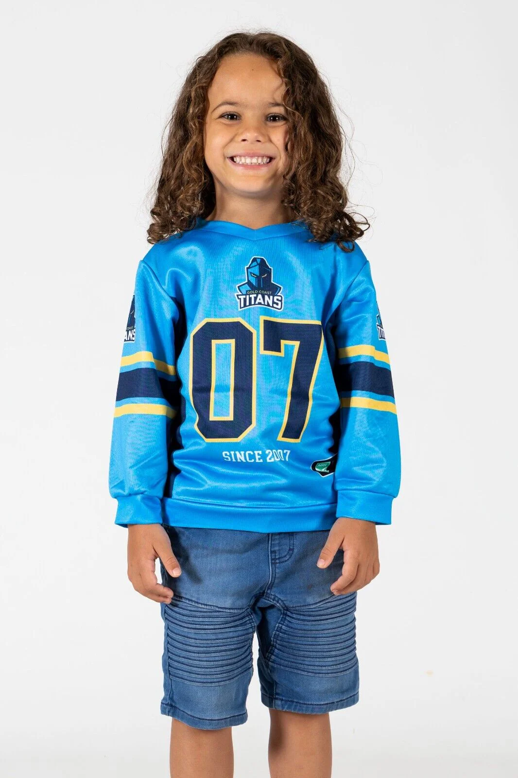 NRL Kids 'Quarterback' Pullover - Gold Coast Titans - Infant - Jumper