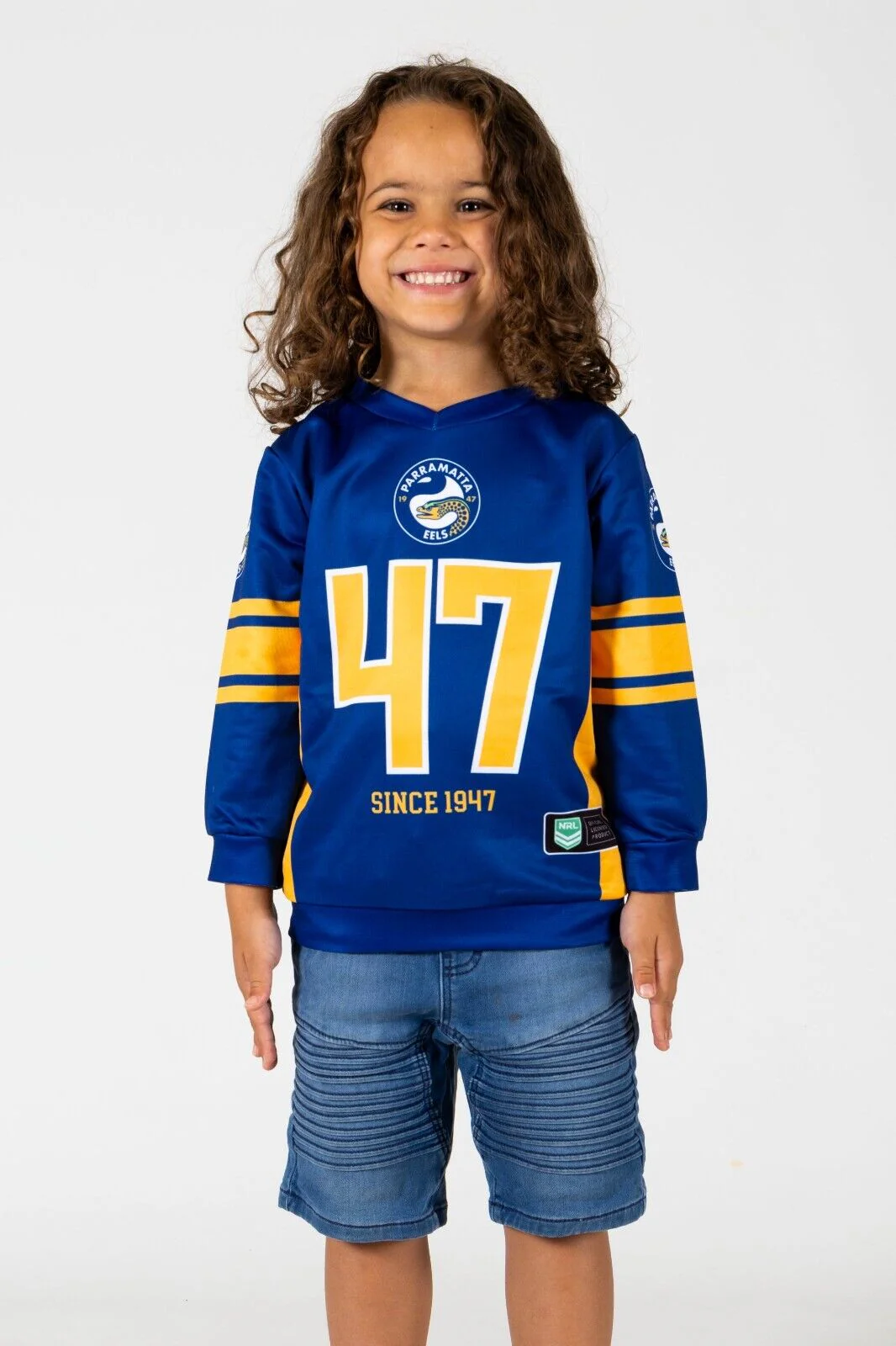 NRL Kids 'Quarterback' Pullover - Parramatta Eels - Infant - Jumper