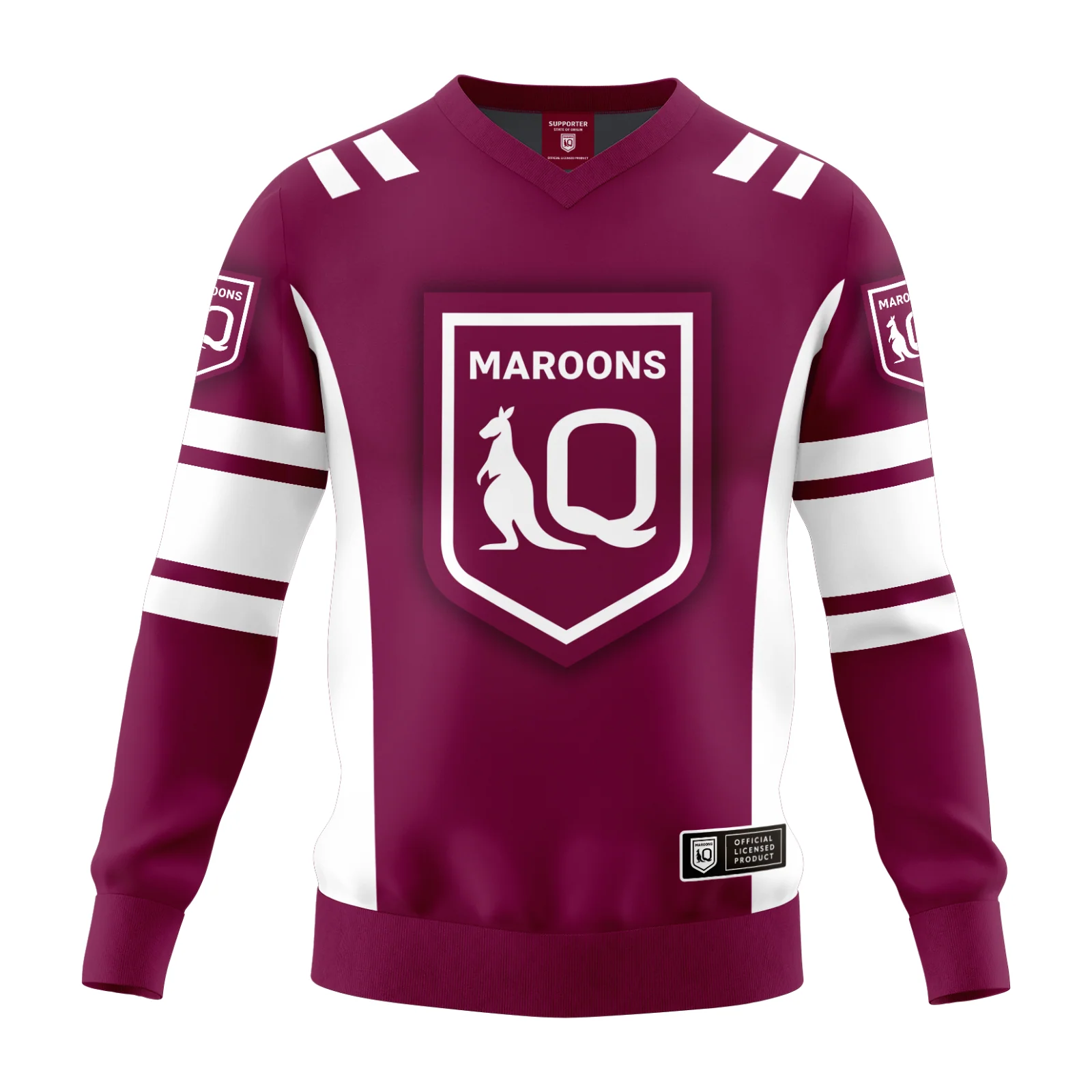 NRL Kids 'Quarterback' Pullover - Queensland Maroons - Infant - Jumper - QLD