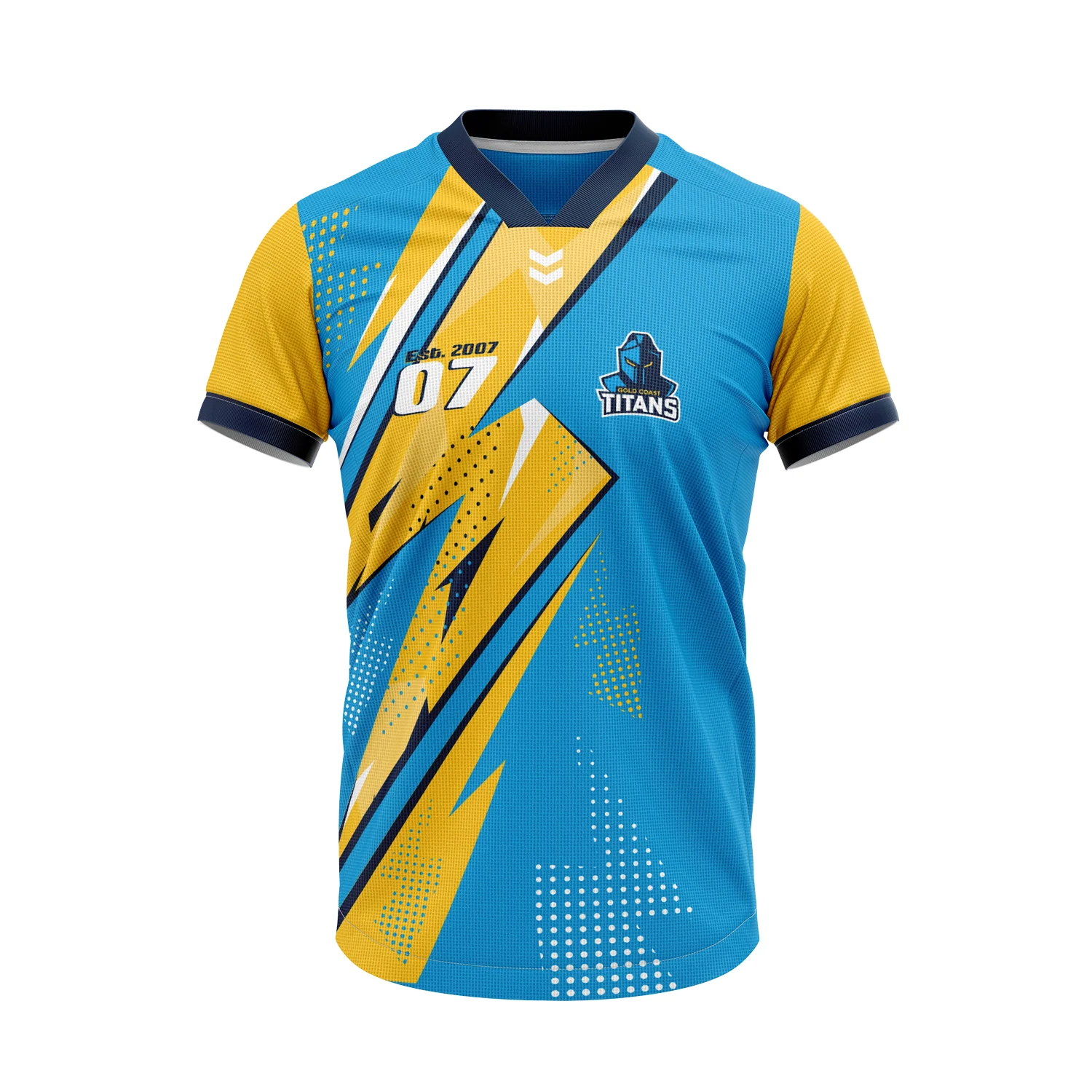 NRL Kids 'Thunderstruck' Tee Shirt - Gold Coast Titans - Baby Child