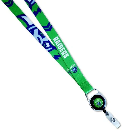 NRL Lanyard with Retractable ID Clip - Canberra Raiders
