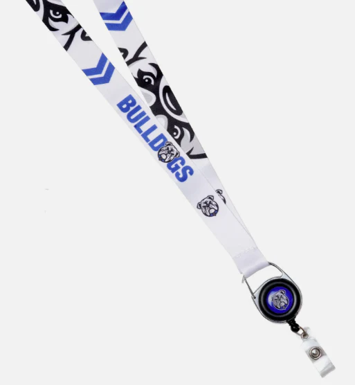 NRL Lanyard with Retractable ID Clip - Canterbury Bulldogs - Image 2