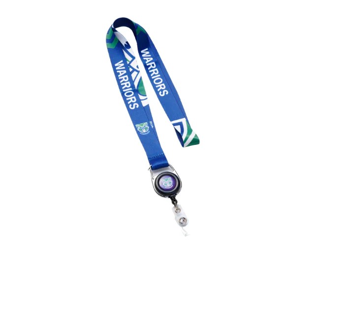 NRL Lanyard with Retractable ID Clip - New Zealand Warriors - Image 2