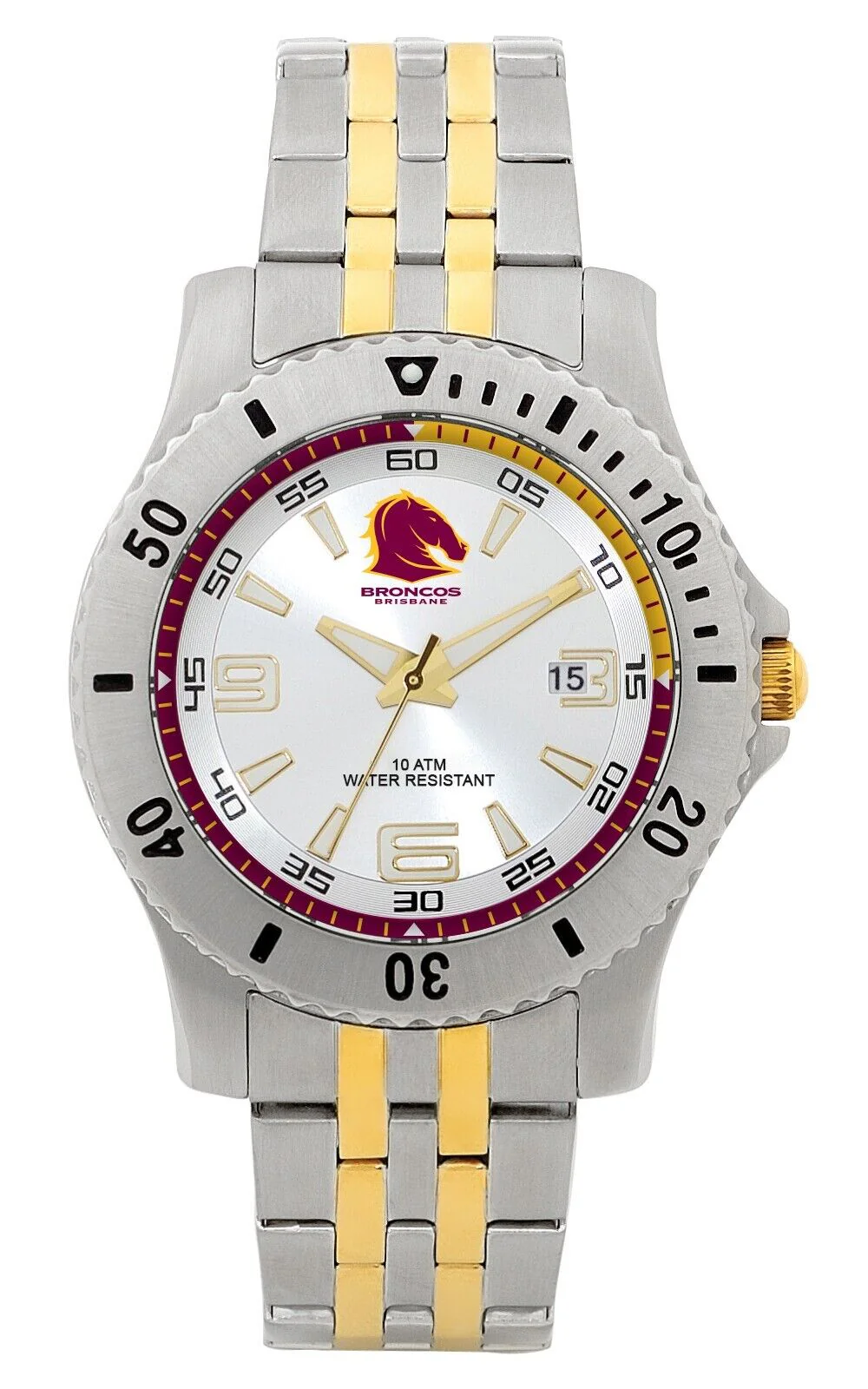 NRL Legends Watch - Brisbane Broncos - Stainless Steel Band - Box incl. - Image 2