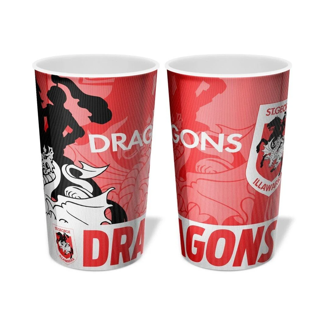 NRL Lenticular Tumbler - St George Illawarra Dragons - Cup - Single - Image 2