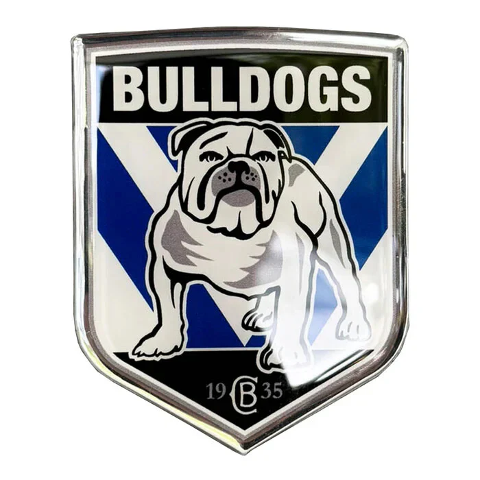 NRL Logo Emblem - Canterbury Bulldogs - Supporter Car Badge