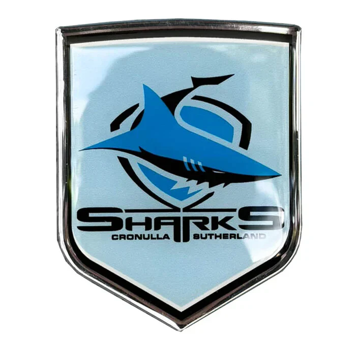NRL Logo Emblem - Cronulla Sharks - Supporter Car Badge
