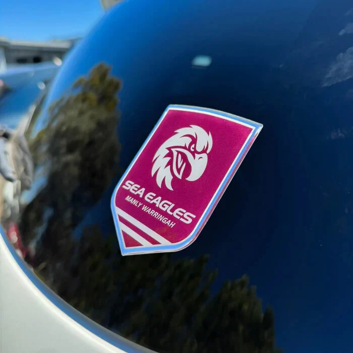 NRL Logo Emblem - Manly Sea Eagles - Supporter Car Badge - Image 2