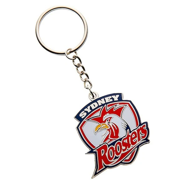 NRL Logo Metal Key Ring - Sydney Roosters - Keyring - Rugby League - TROFE - Image 2
