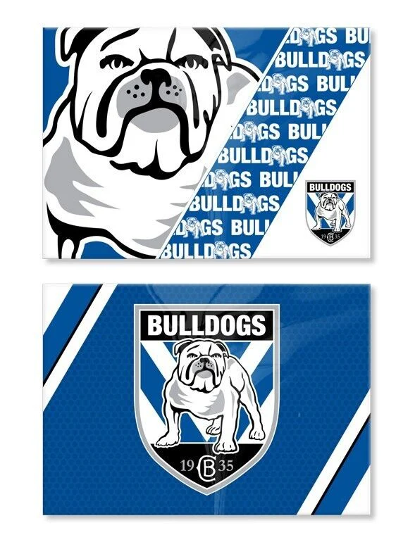 NRL Magnet Set of 2 - Canterbury Bulldogs - Set of Two Magnets - Image 2