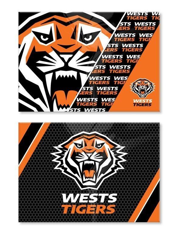 NRL Magnet Set of 2 - West Tigers - Set of Two Magnets - Image 2