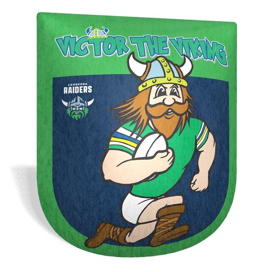 NRL Mascot Shaped Cushion - Canberra Raiders - 35cm x 40cm - Pillow - Image 2