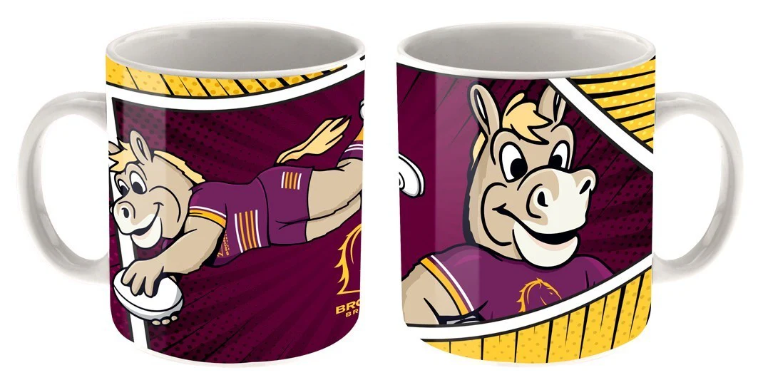 NRL Massive Mug - Brisbane Broncos - Coffee Cup - Approx 600mL - Image 2