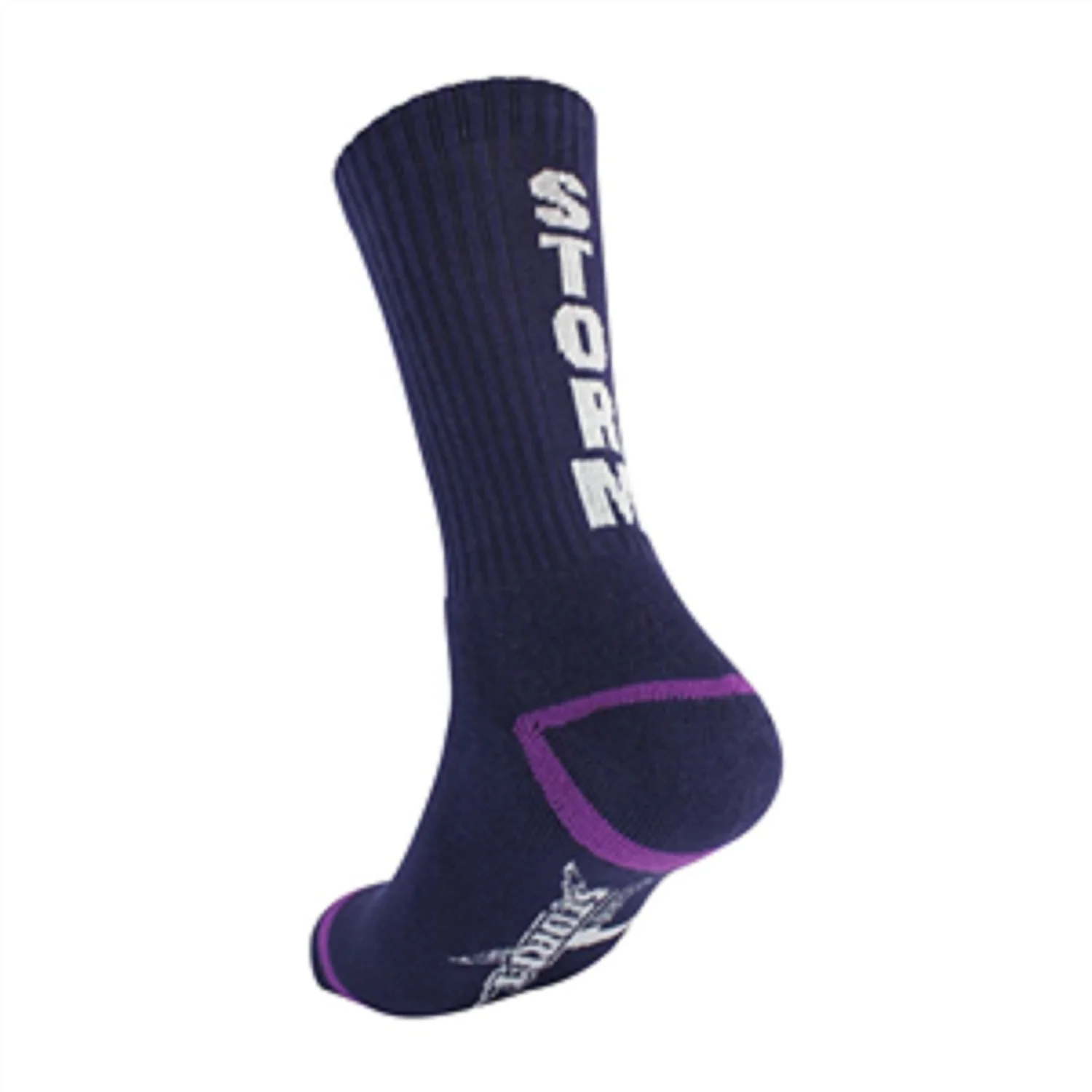 NRL Mens Crew Socks - Melbourne Storm - One Pair - Sock