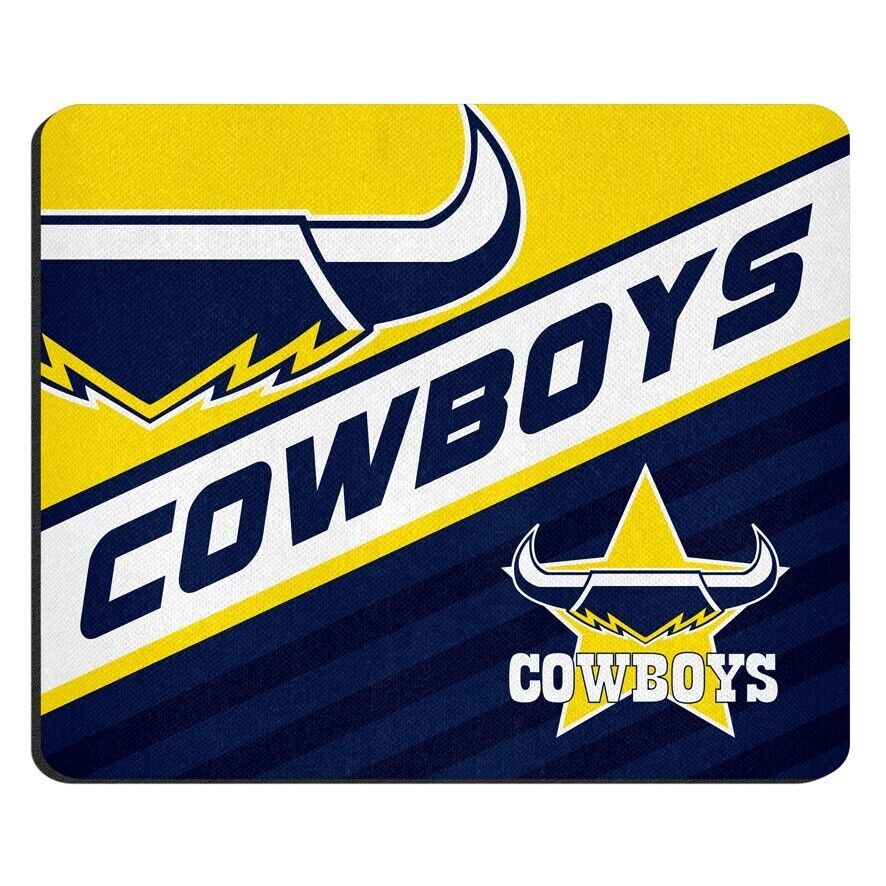 NRL Mouse Mat - North Queensland Cowboys - Mouse Pad - 22cm x 19cm - Image 2