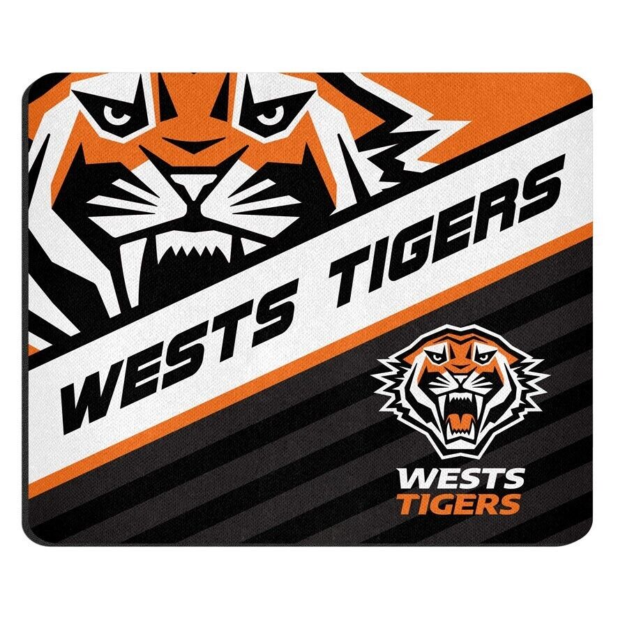 NRL Mouse Mat - West Tigers - Mouse Pad - 22cm x 19cm - Image 2