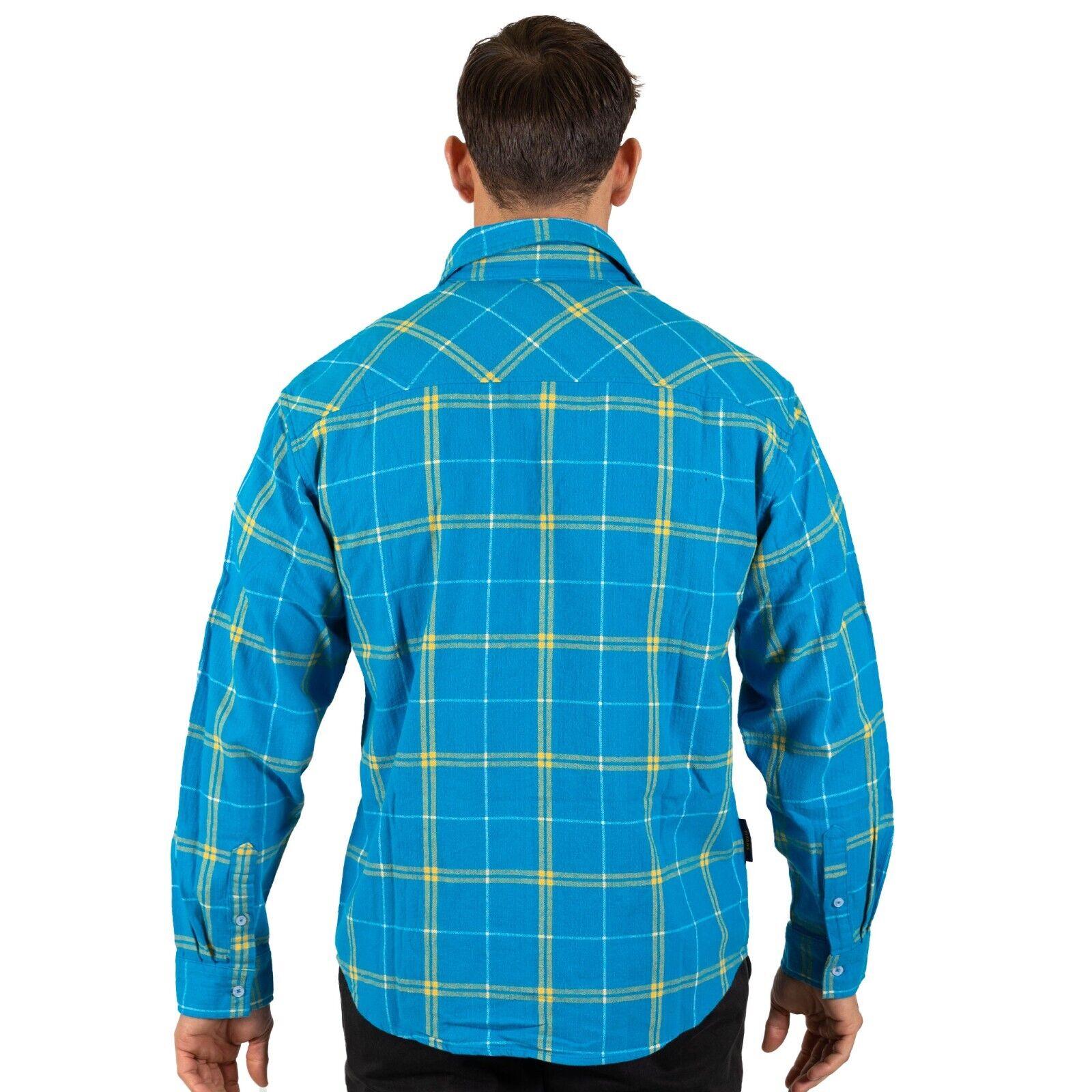 NRL 'Mustang' Flannel Polo - Gold Coast Titans - Flanno Shirt - Image 2