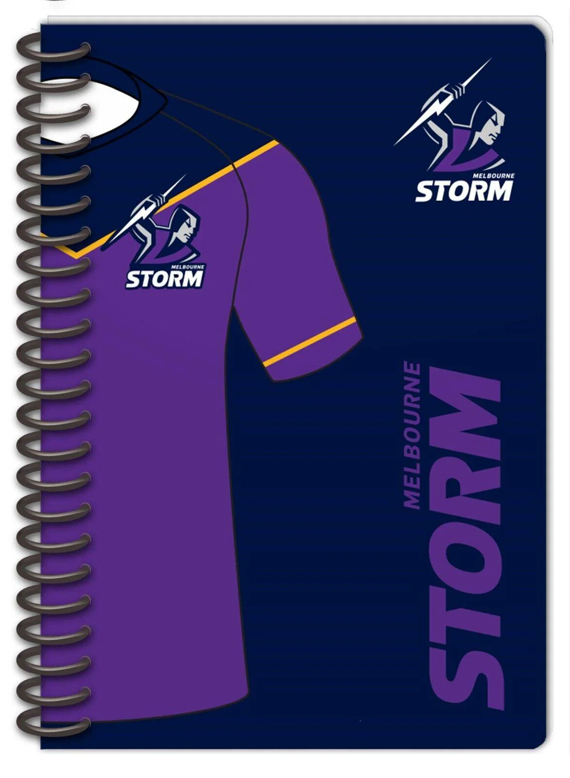 NRL Notebook Pad - Set Of Two - Melbourne Storm - Rugby League - Image 2