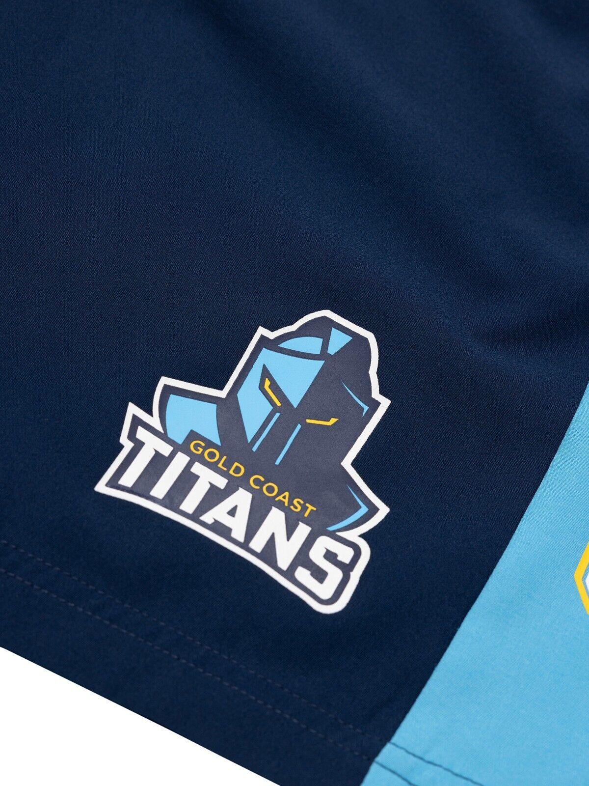 NRL Panel Performance Shorts - Gold Coast Titans - Supporter - Adult - Mens - Image 3