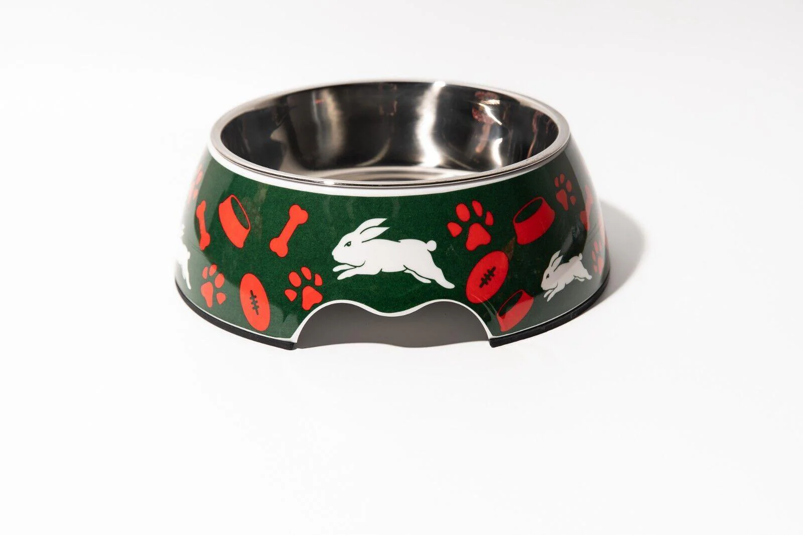 NRL Pet Bowl - South Sydney Rabbitohs - Food Water - Dog Cat - Image 2