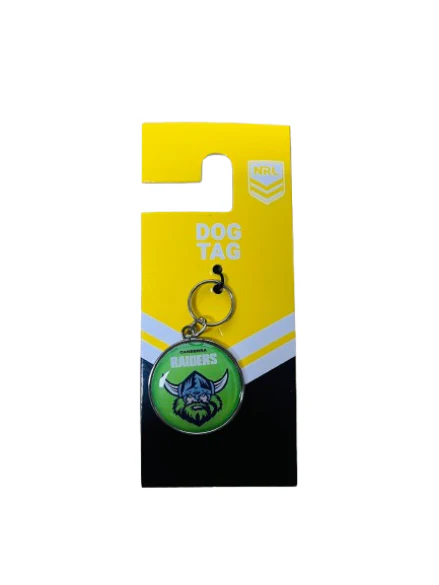 NRL Pet ID Tag - Canberra Raiders - Engravable - 30mm diameter