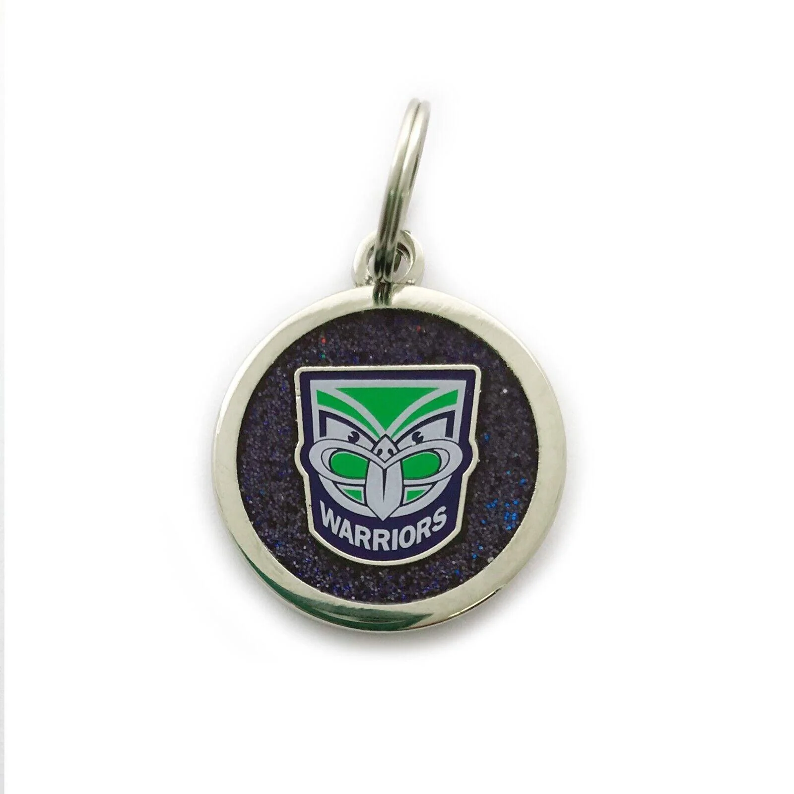 NRL Pet ID Tag - New Zealand Warriors - Engravable - 25mm diameter - Image 2
