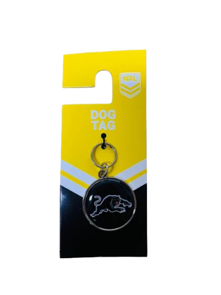 NRL Pet ID Tag - Penrith Panthers - Engravable - 30mm diameter - Image 2